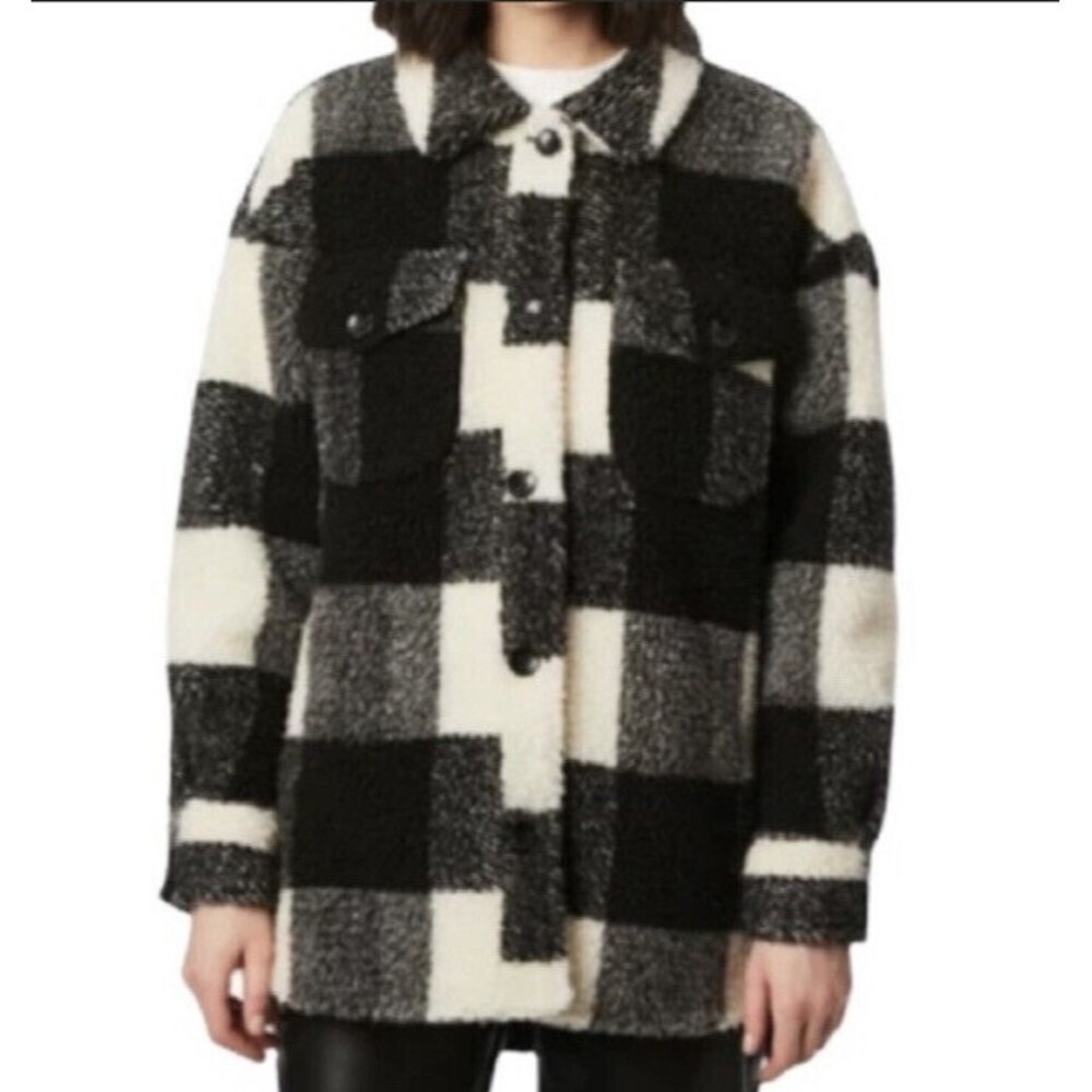 Bernardo Women’s Size Small Plaid Fleece Shirt Jacket Shacket